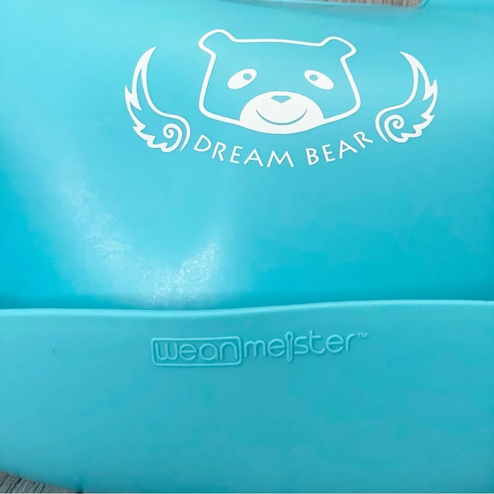 DREAM BEAR Wean Meister Silicone Baby Bib